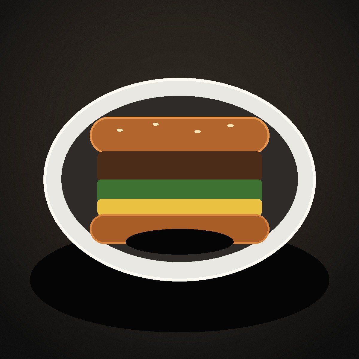 Veg Cheese Burger - Arabecue Lucknow